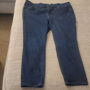 Loft Women's Dark Blue Skinny Jeans